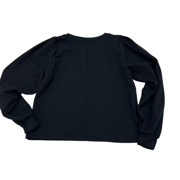 Banana Republic Womens Black Crew Neck Sweatshirt XS - Picture 6 of 6